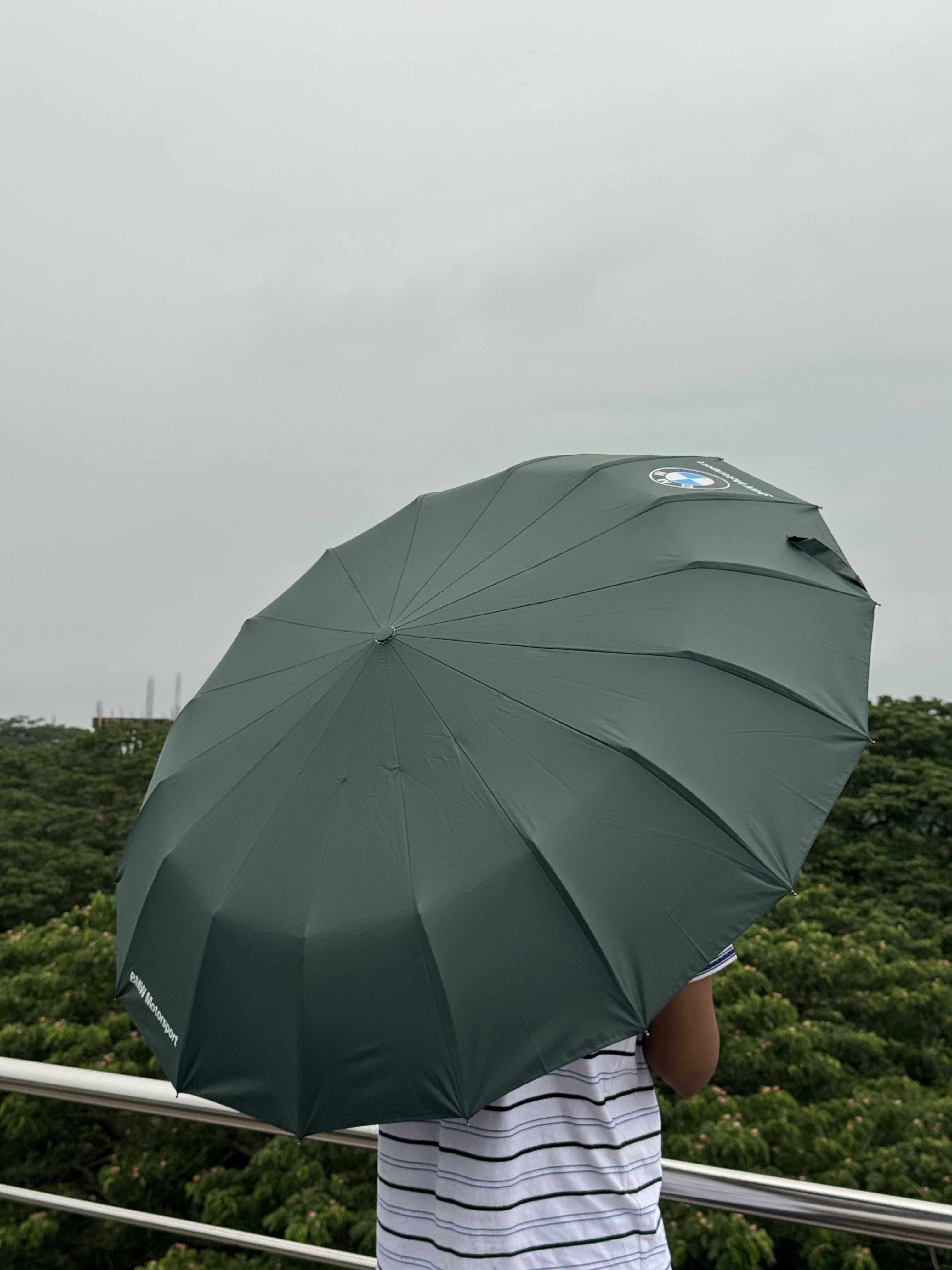 Bmw ১৬ শিক ৪৮ রিবস সুপার প্রিমিয়াম ছাতা (Latest Version হাতল) সবুজ